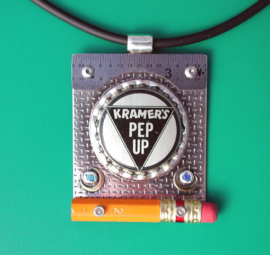 Soda Cap Pendant #2 "Kramer's Pepup"